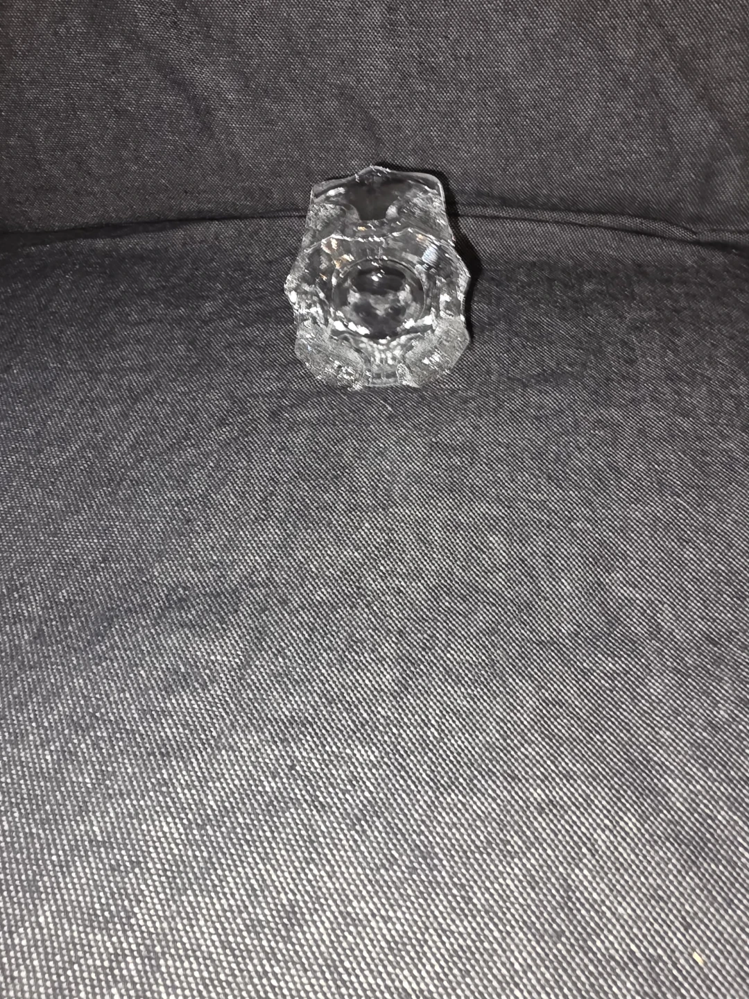 Vintage Orrefors Swedish Petal design small glass candle votifs - photo 3