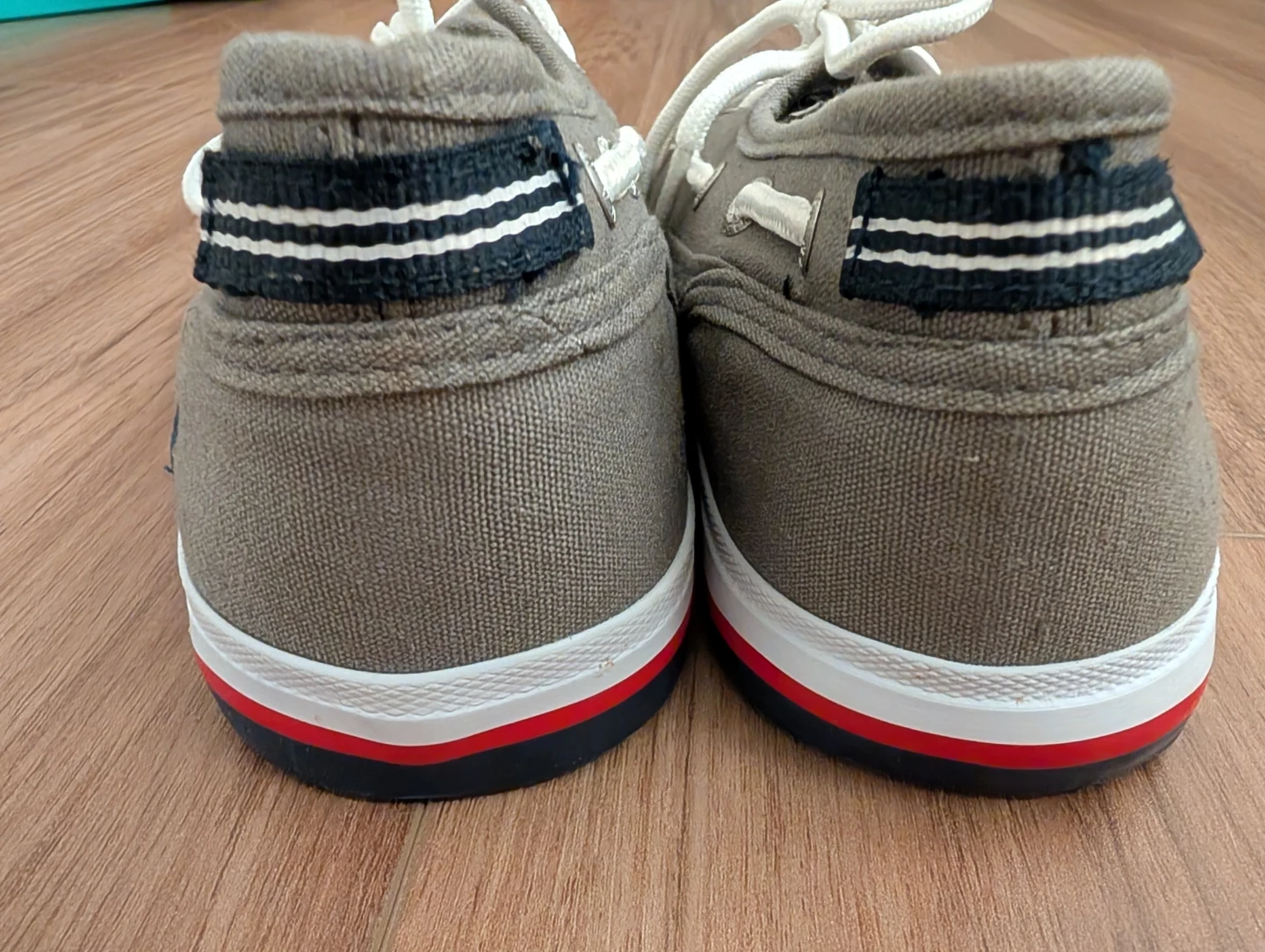 Nautica Grey Canvas Boat Shoes - photo 3