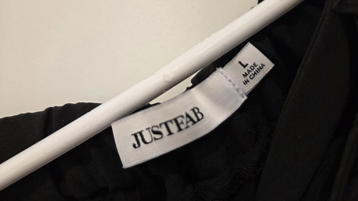 JustFab Black Belted Dress Pants - Size L - photo 4