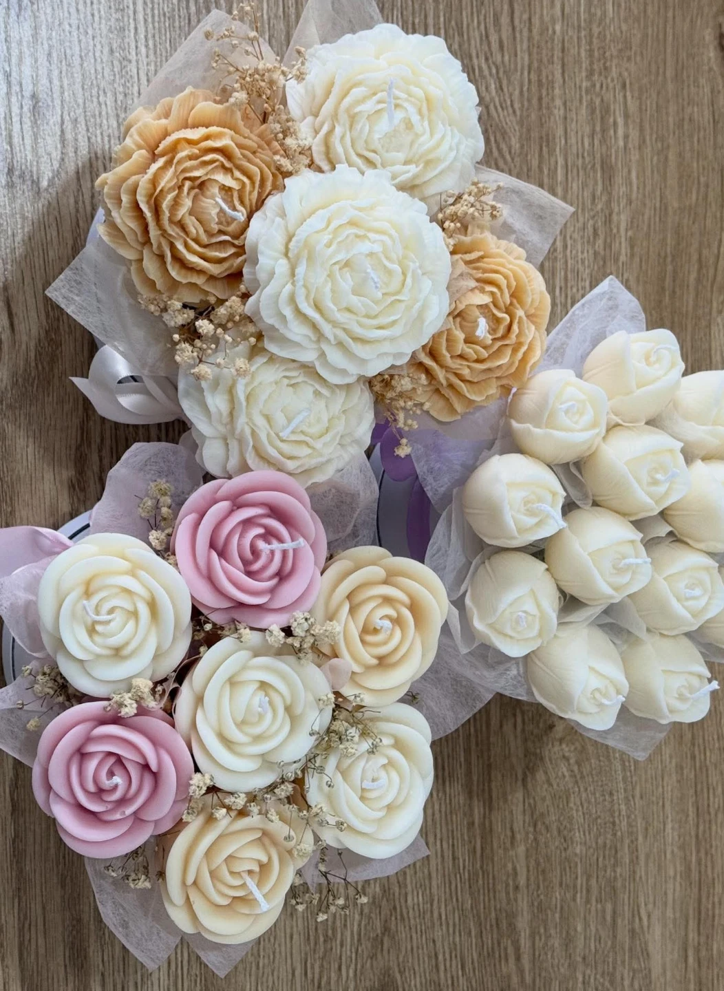 Decorative Scented Candles - Rose & Bubble Shapes - photo 4