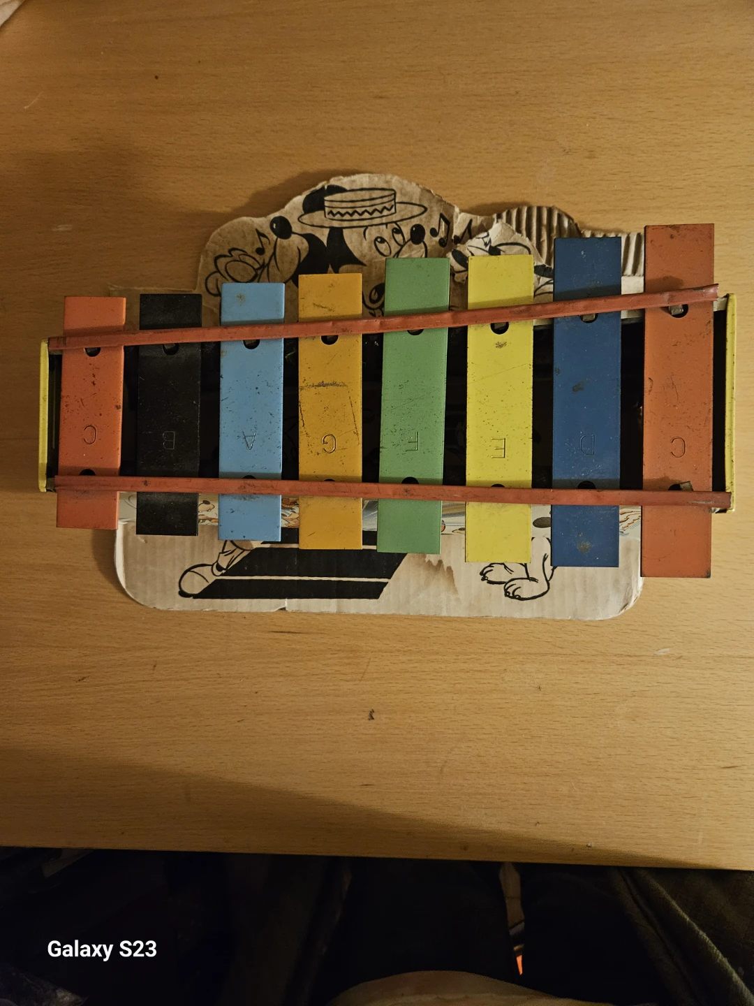 Vintage Disney Character Xylophone