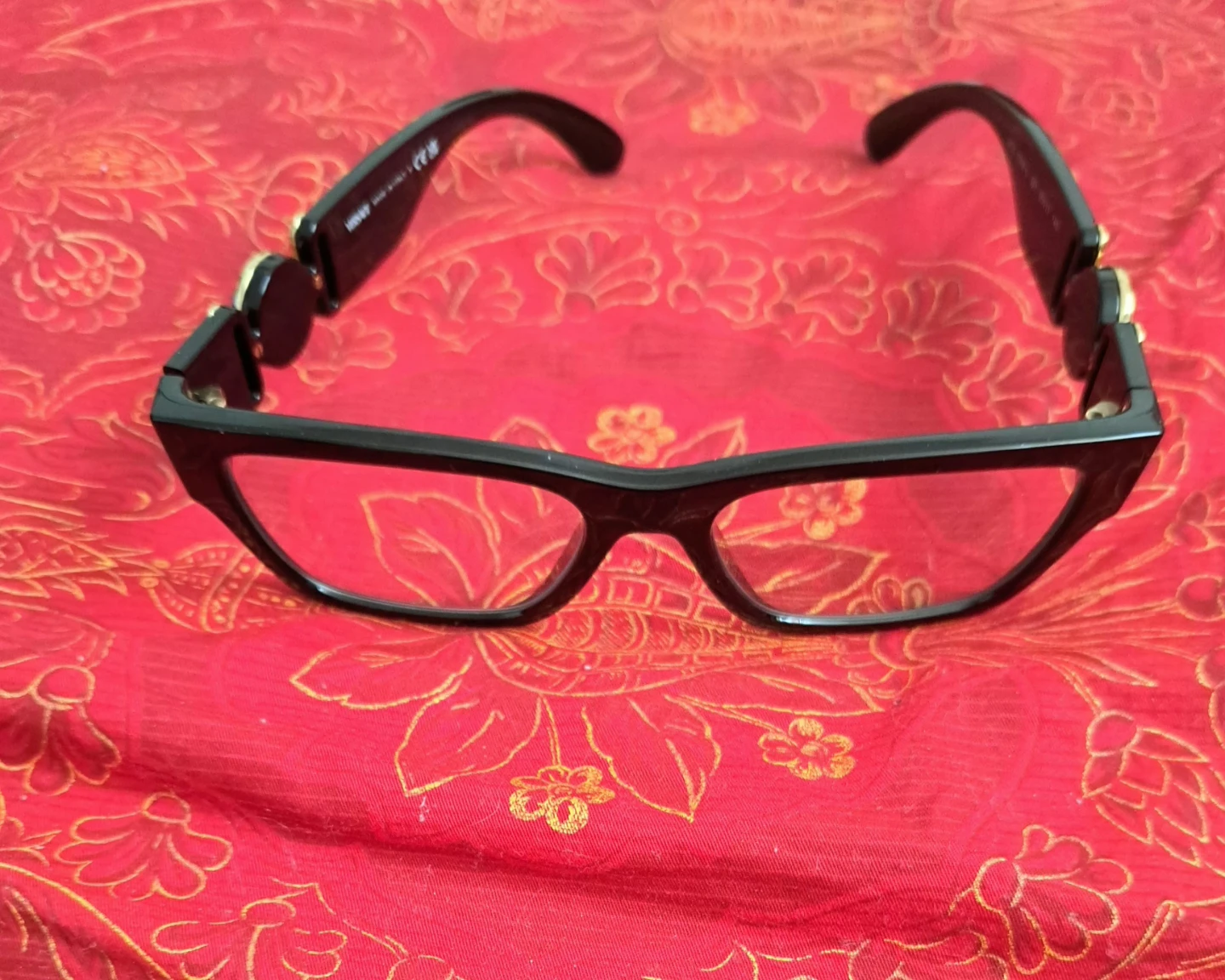 Versace Black Medusa Embellished Eyeglasses - photo 2