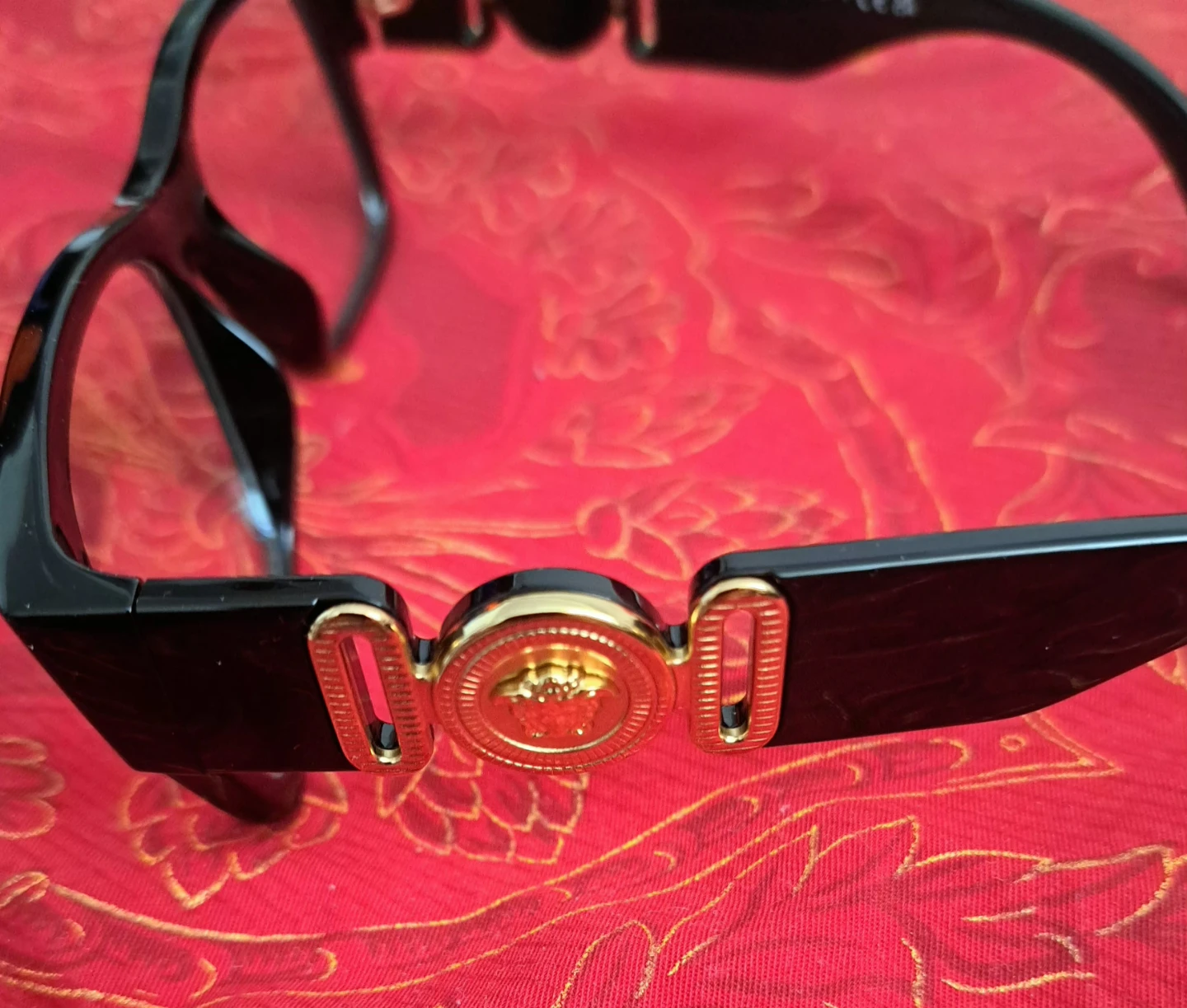 Versace Black Medusa Embellished Eyeglasses - photo 3