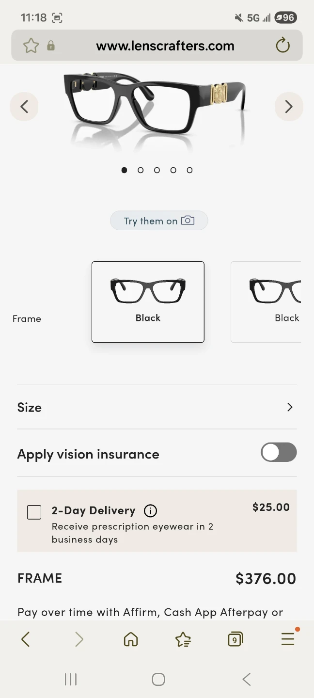 Versace Black Medusa Embellished Eyeglasses - photo 5