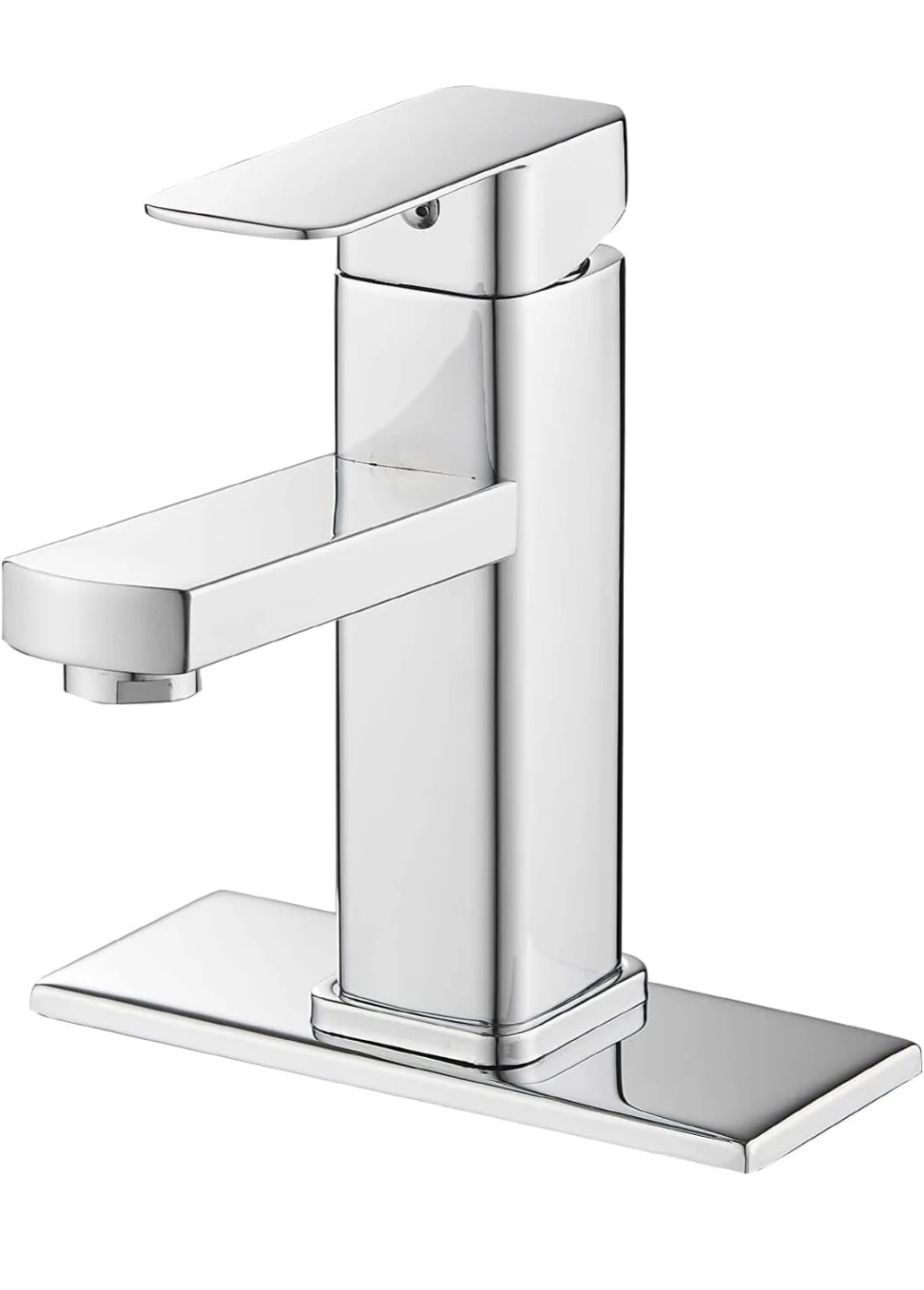 Chrome Bathroom Sink Faucet - Modern Design - photo 2