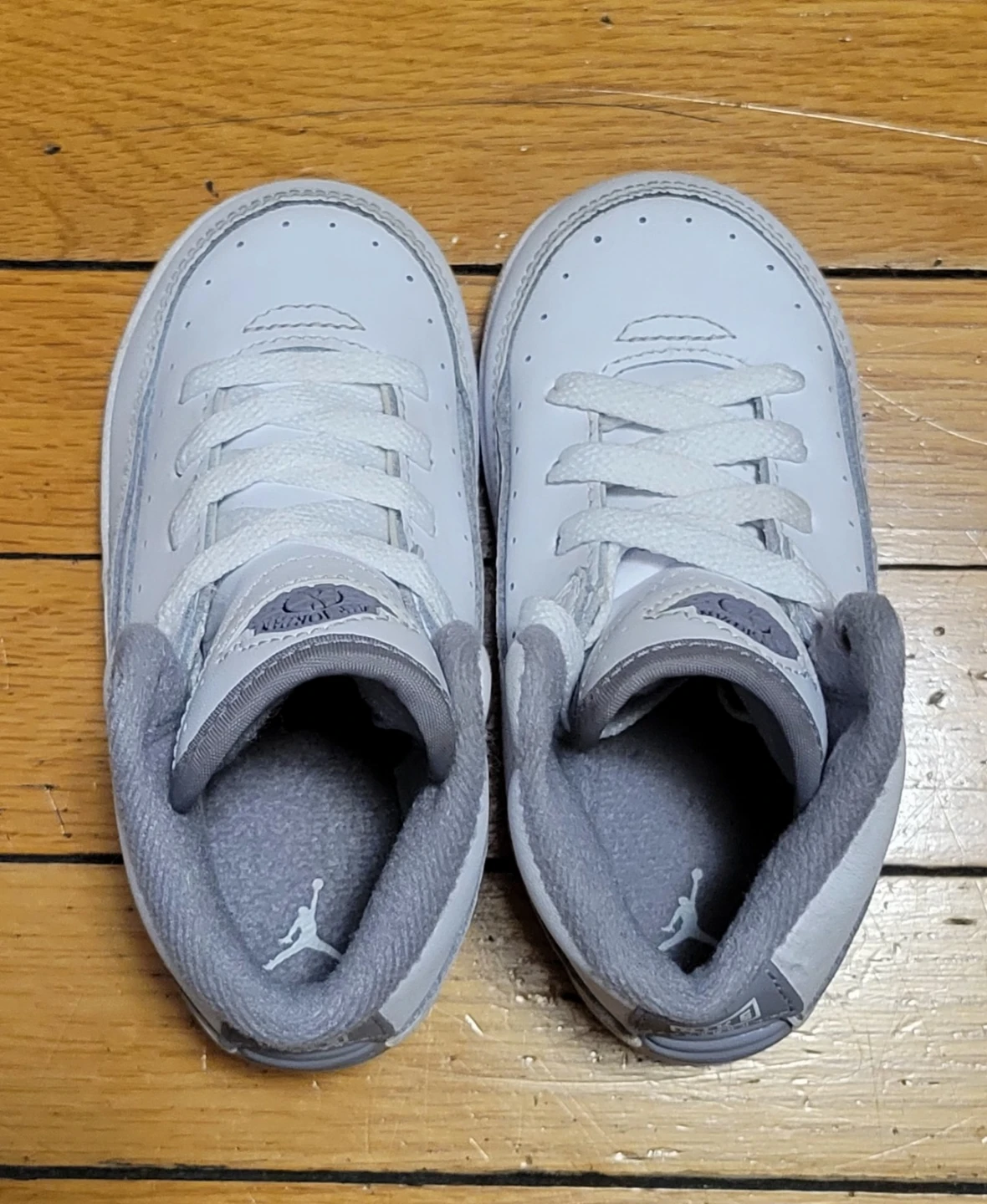 Baby Jordan 2 Toddler Shoes White/Grey US 7C - photo 2