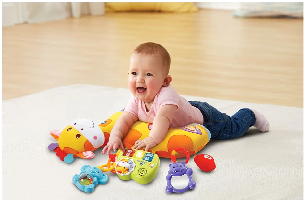 VTech Tummy Time Discovery Pillow Giraffe - photo 3