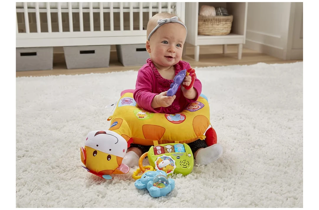 VTech Tummy Time Discovery Pillow Giraffe - photo 4