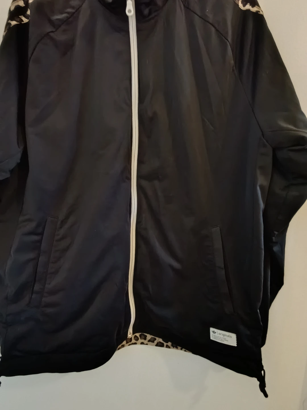 Adidas Originals Reversible Track Jacket Leopard Print Black - photo 5