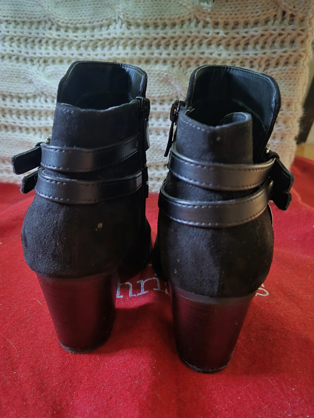 Black Torrid Ankle Boots with Straps, Size 7W - photo 3