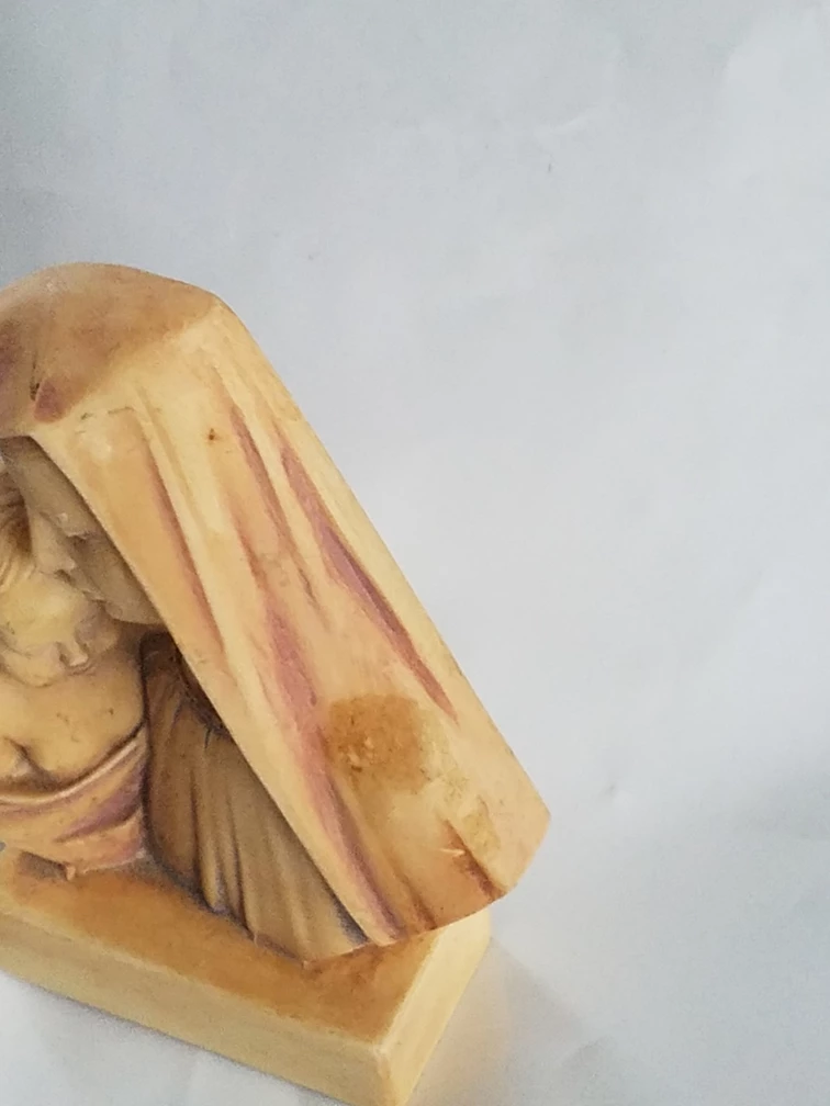 vintage Madonna and Child religious bust sculpture - photo 3