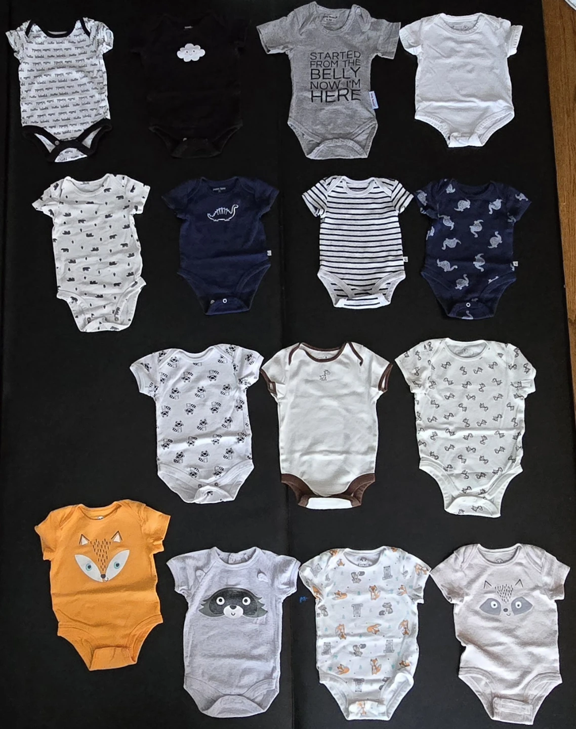 Mixed Baby Onesies & Sleep Sacks - Various Sizes