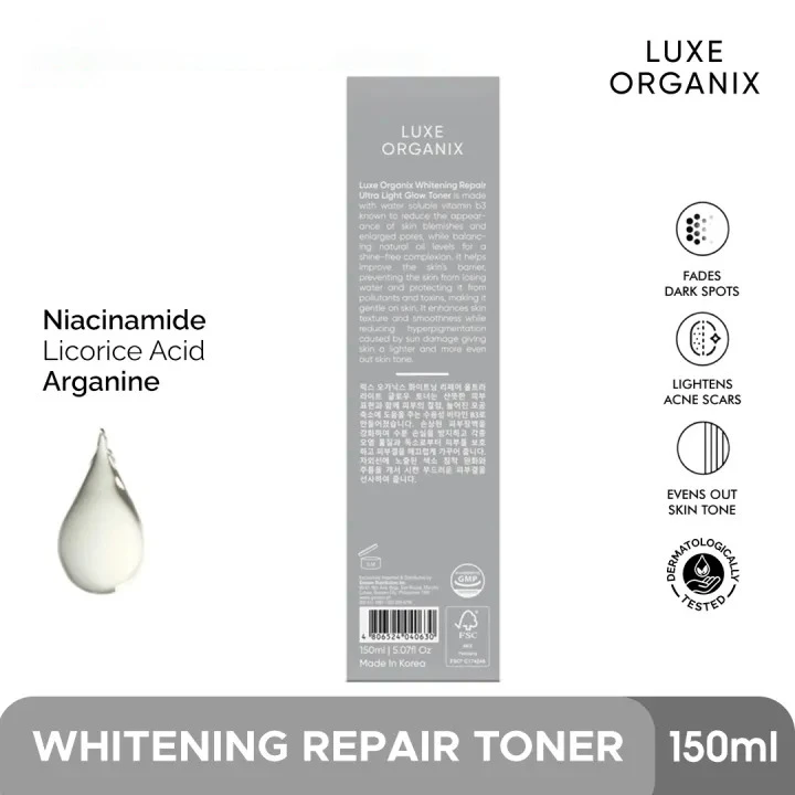 Luxe Organix Whitening Repair Essence Toner - photo 3