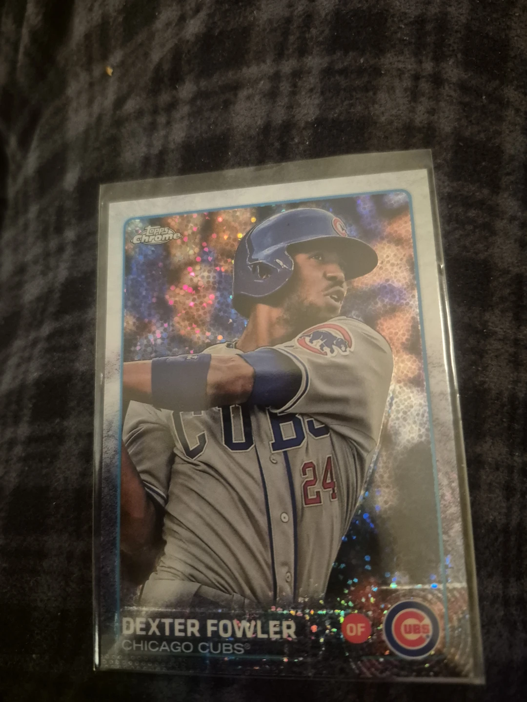 2015 Topps Chrome Dexter Fowler Chicago Cubs Baseball Card US395 - photo 2