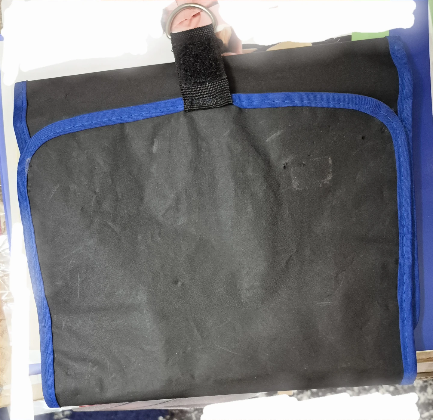 Black and Blue Hanging Organizer with Pockets - photo 3