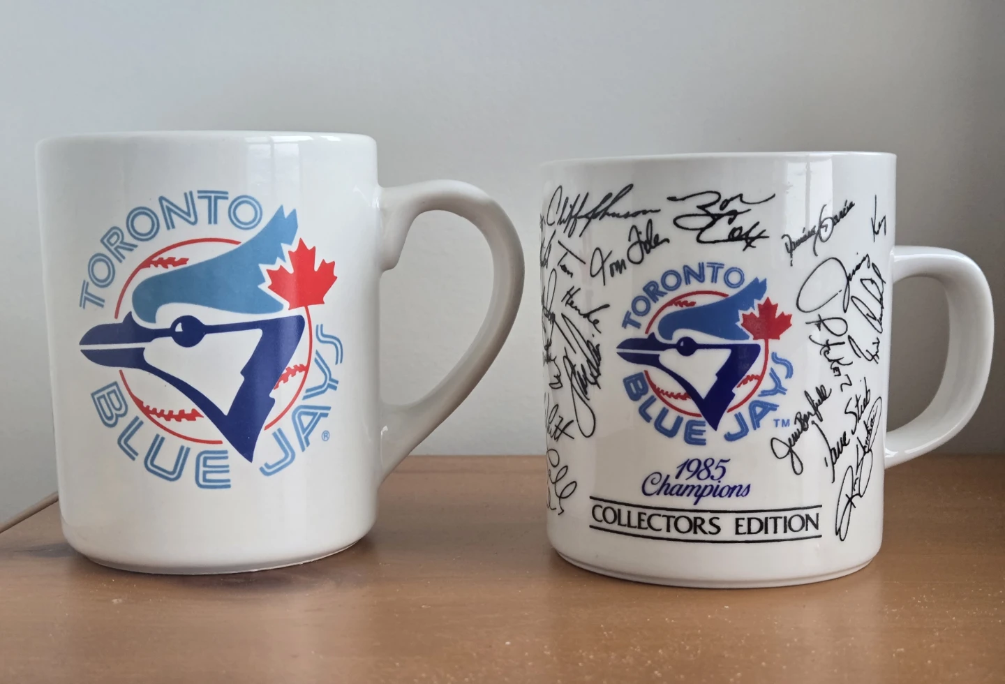 Toronto Blue Jays 1985 and 1993 Collector's Edition Mugs
