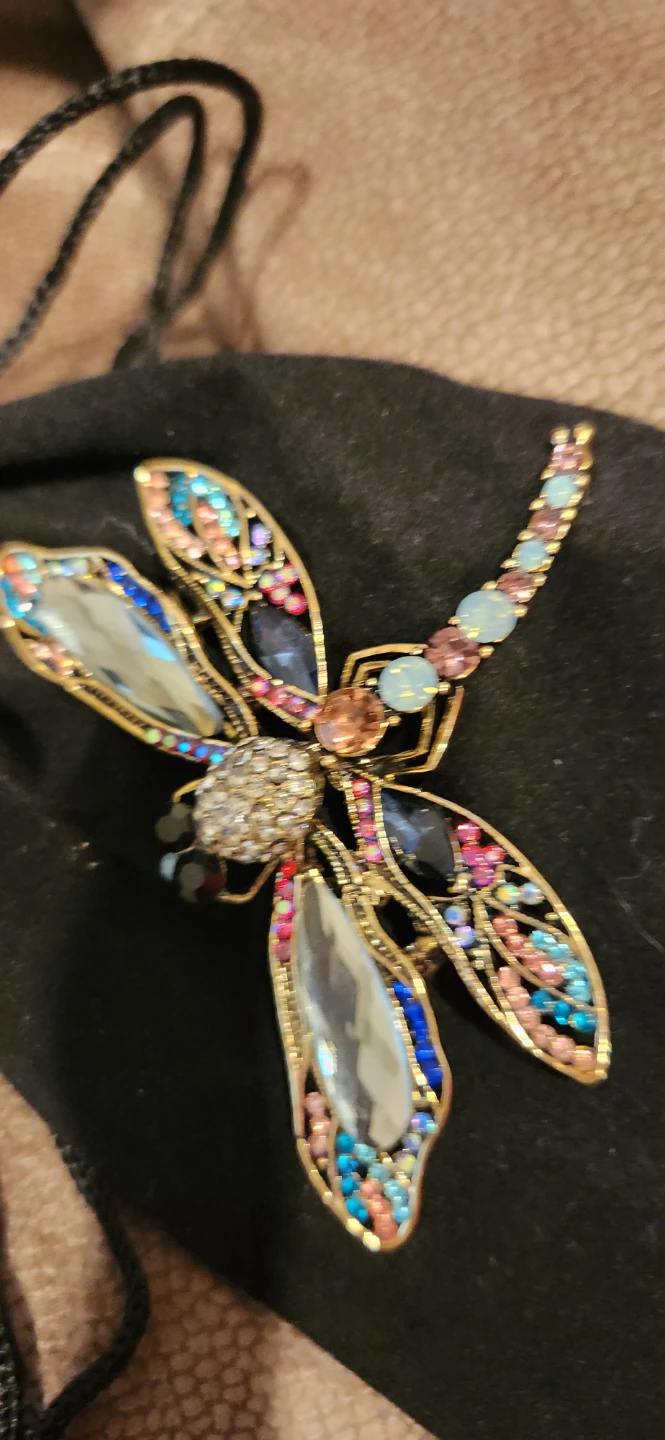 Dragonfly Brooch Pin - Multi-Colour