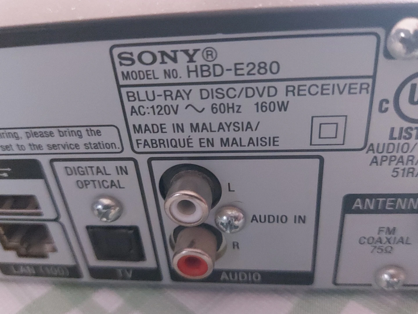 Sony Bravia TV with 5.1 channel 3D Blu-ray Home Theater System - photo 3