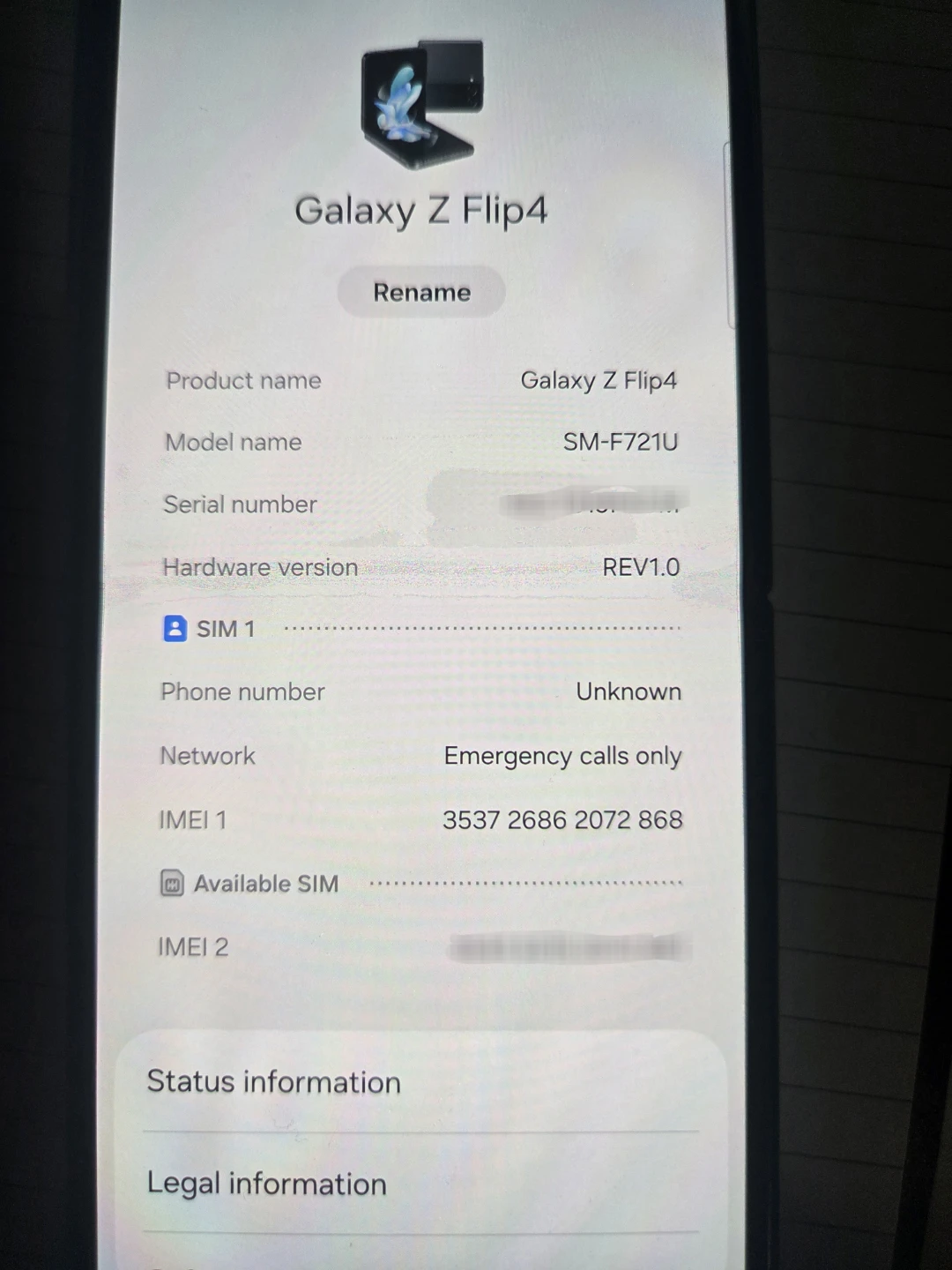 Galaxy Z flip 4 Verizon unlocked - photo 2