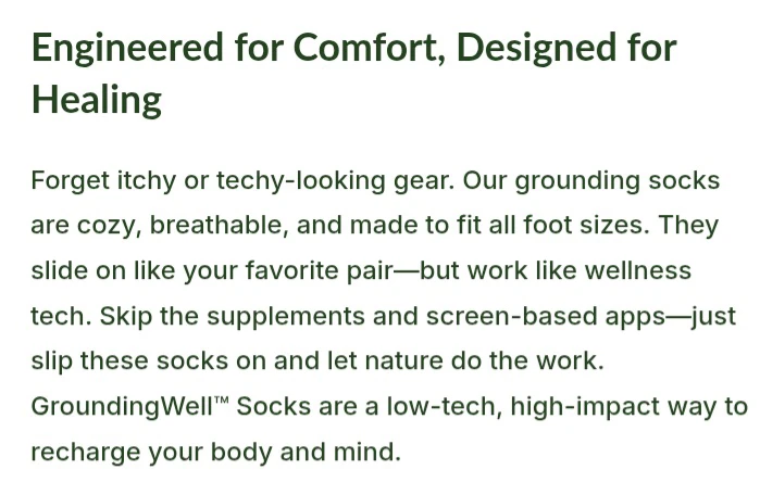 GroundingWell Grounding Socks with Cord - photo 4