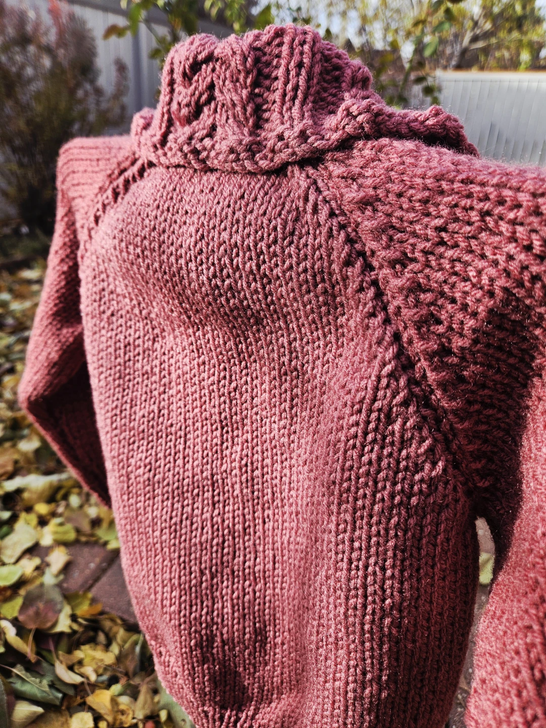 Hand-Knit Children's Cardigan - photo 4