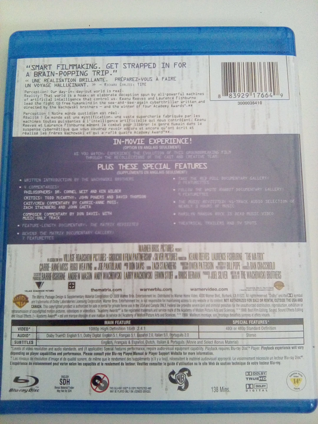 The Matrix Blu-ray - photo 2