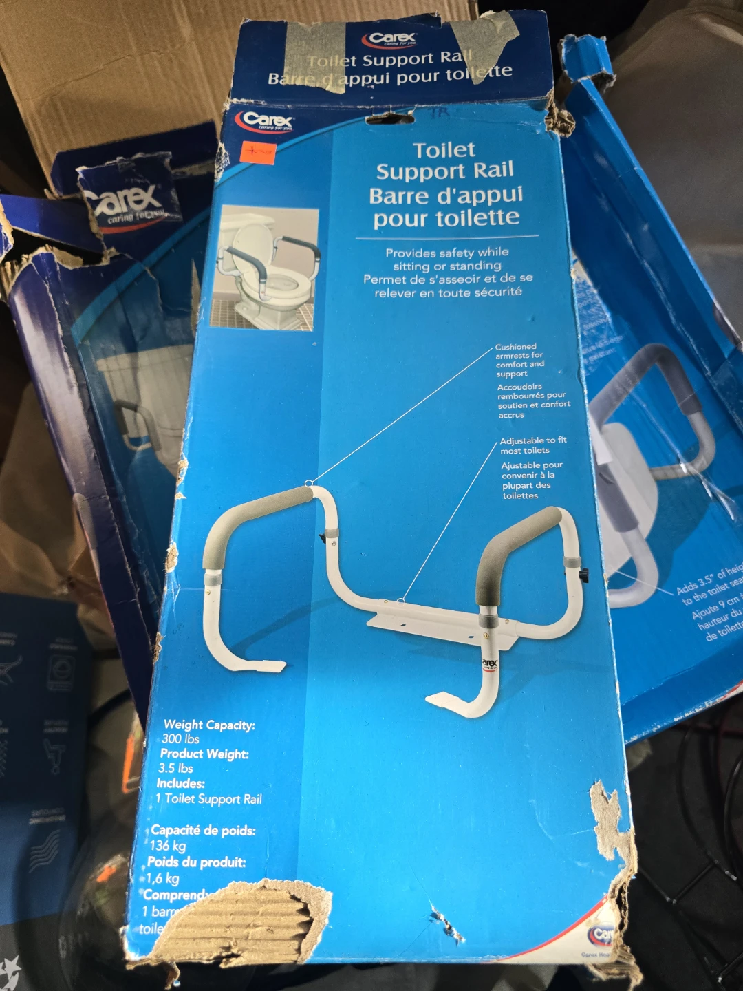 shower stool, safety rail, toilet support, toilet seat, showe - photo 4