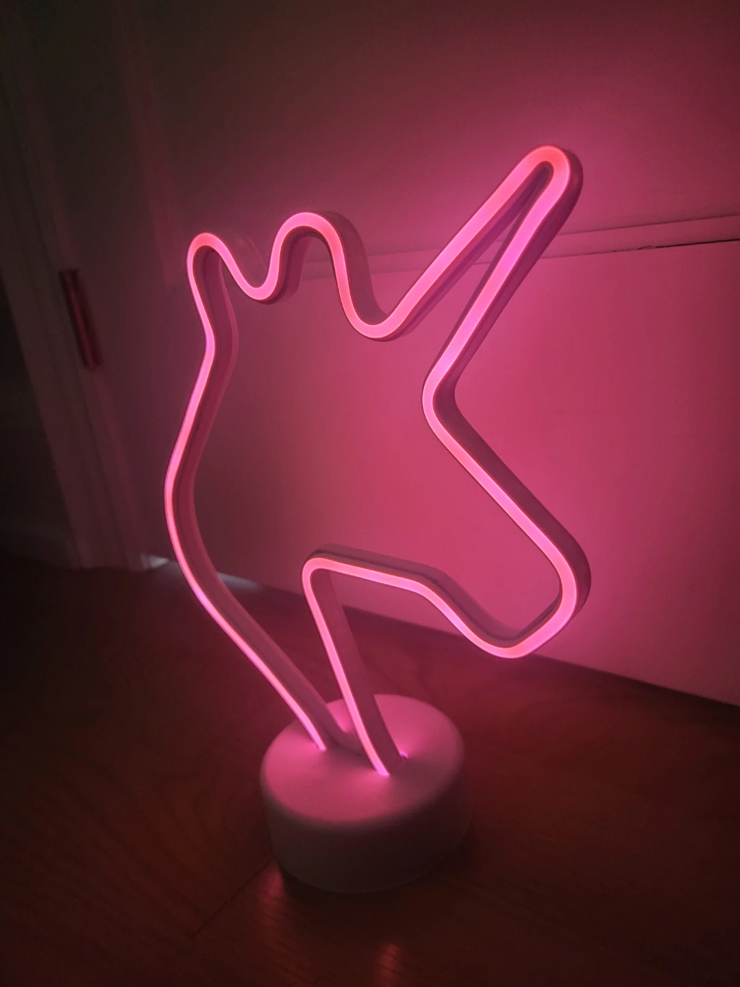 Cordless Pink Unicorn Neon Light - photo 2