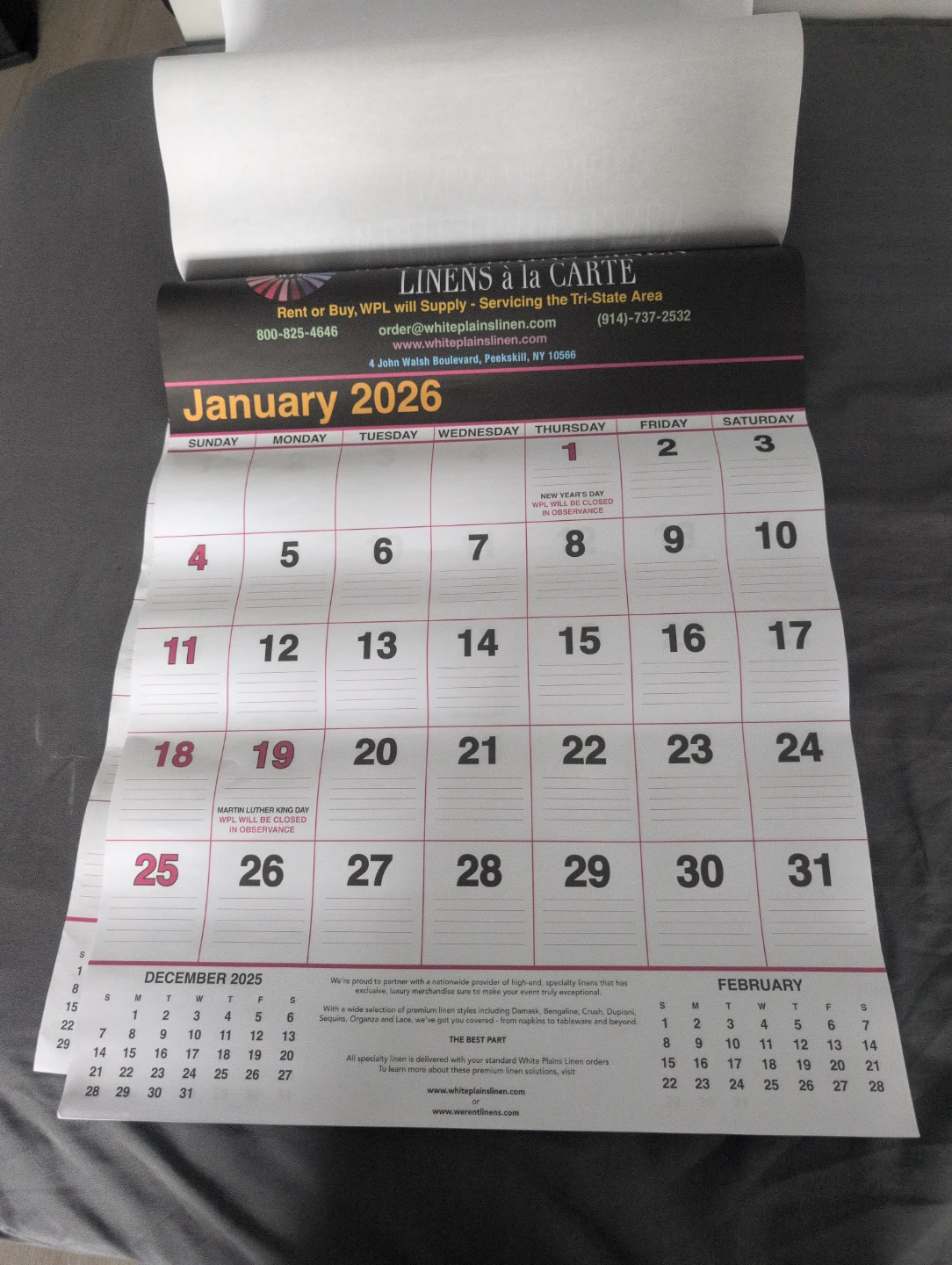 2026 Calendar