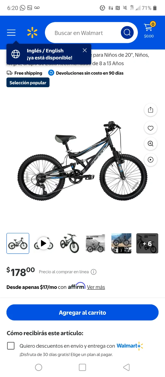 Hyper Shocker 20" Boys' Mountain Bike - photo 2