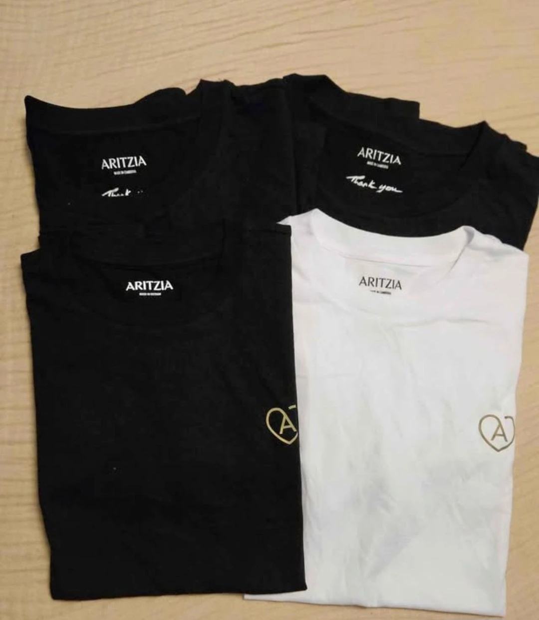 Aritzia T-Shirts Sizes: White XL M S, Black-Small - photo 2