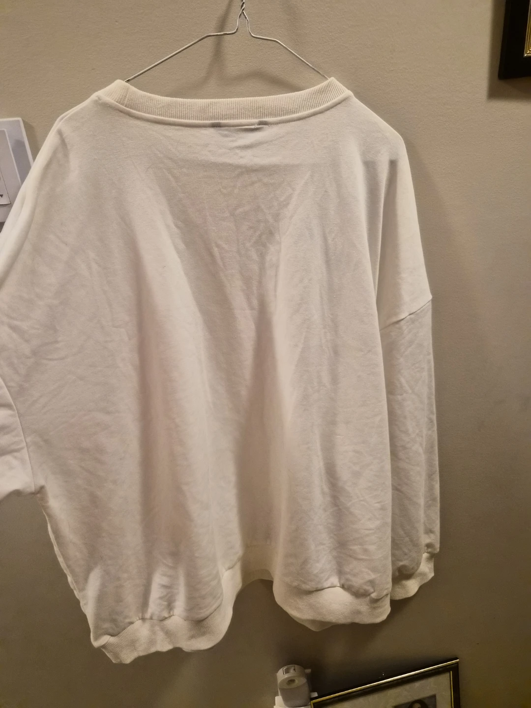 SHEIN CURVE White Floral Print Sweatshirt Size 3XL - photo 3