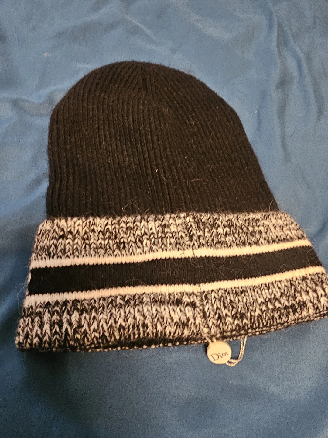 Christian Dior Black Wool Beanie Hat - photo 3