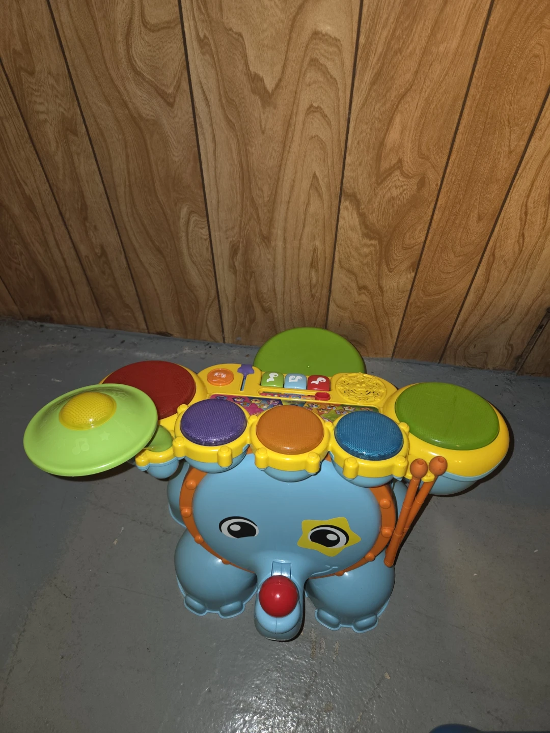 Fisher-Price Elephant Drum Toy