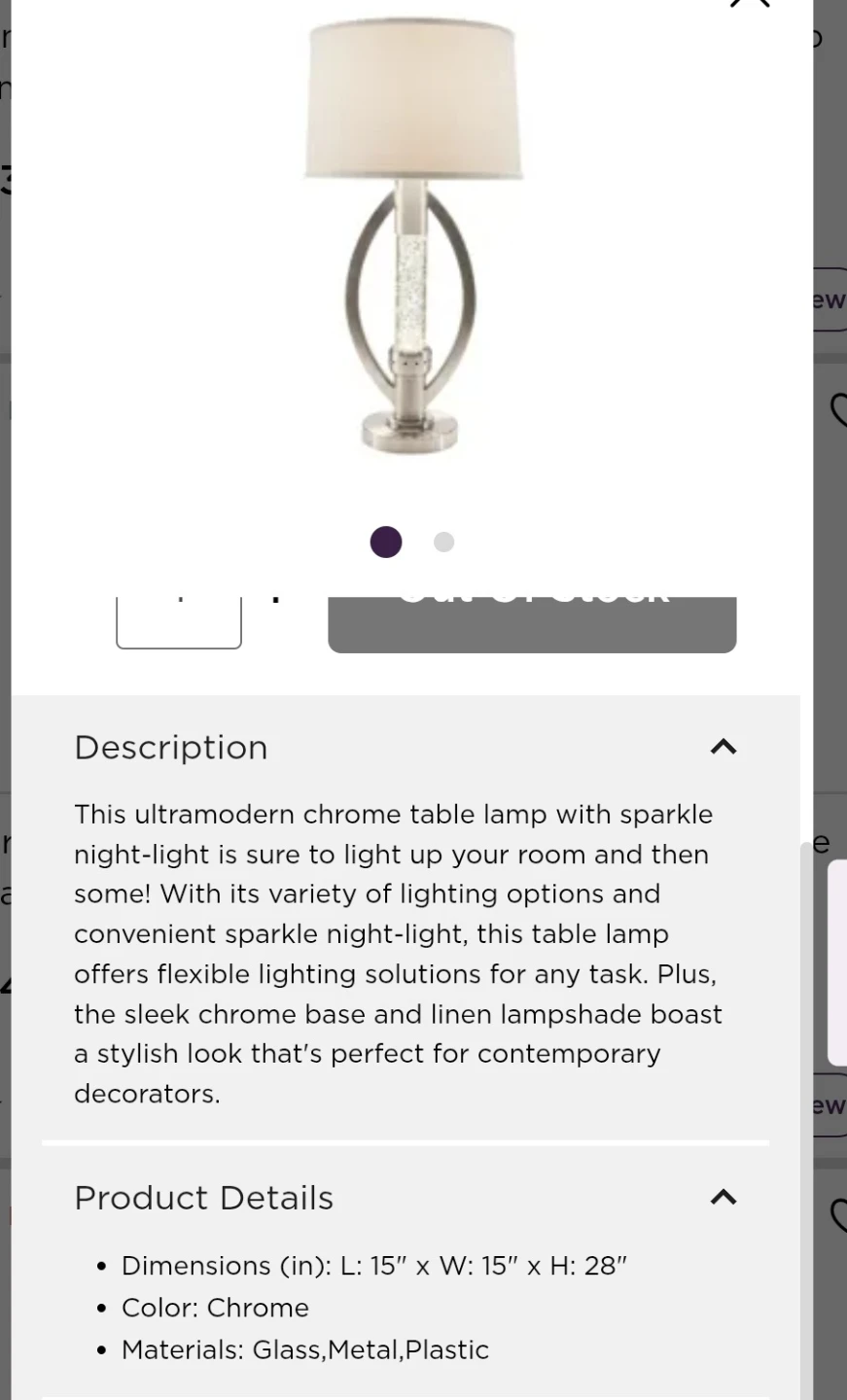 🥕Raymour and Flanagan Metal Lava Lamp with Glitter - photo 4