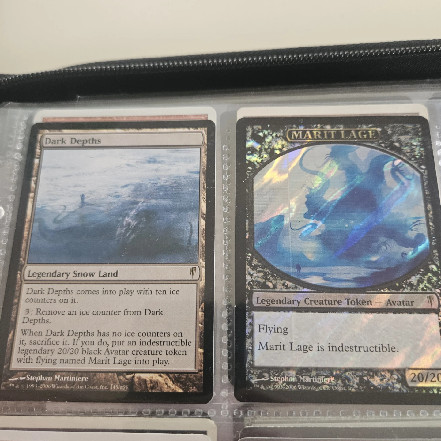Magic The Gathering: Dark Depths & Marit Lage card
