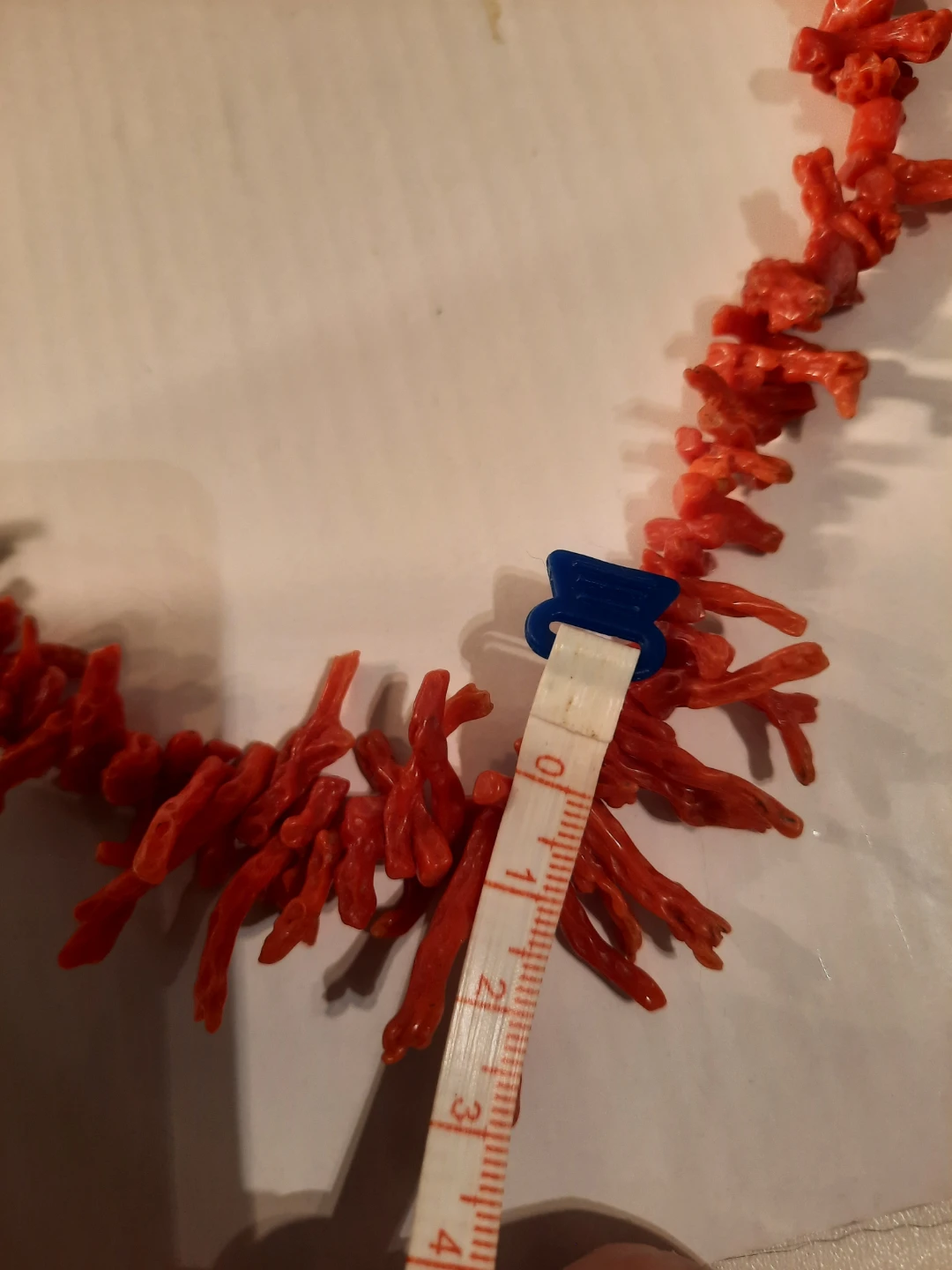 14K solid  Gold Coral Branch Necklace - photo 3