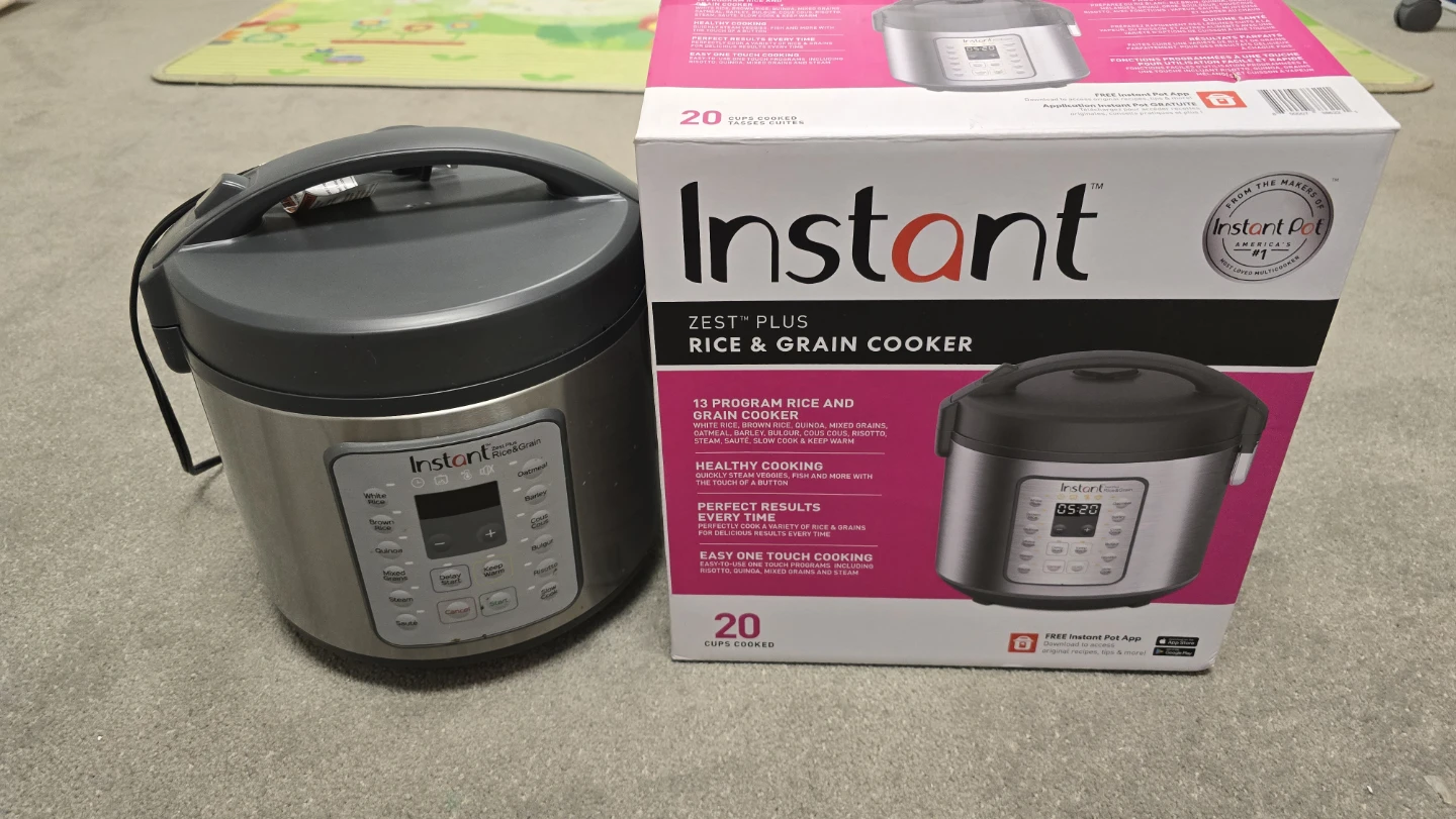 Instant Zest Plus Rice & Grain Cooker - 20 Cups - photo 4
