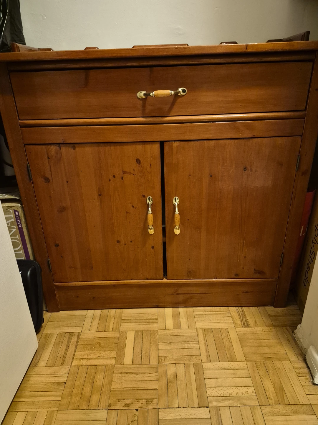 Wooden Cabinet with Drawer - photo 2