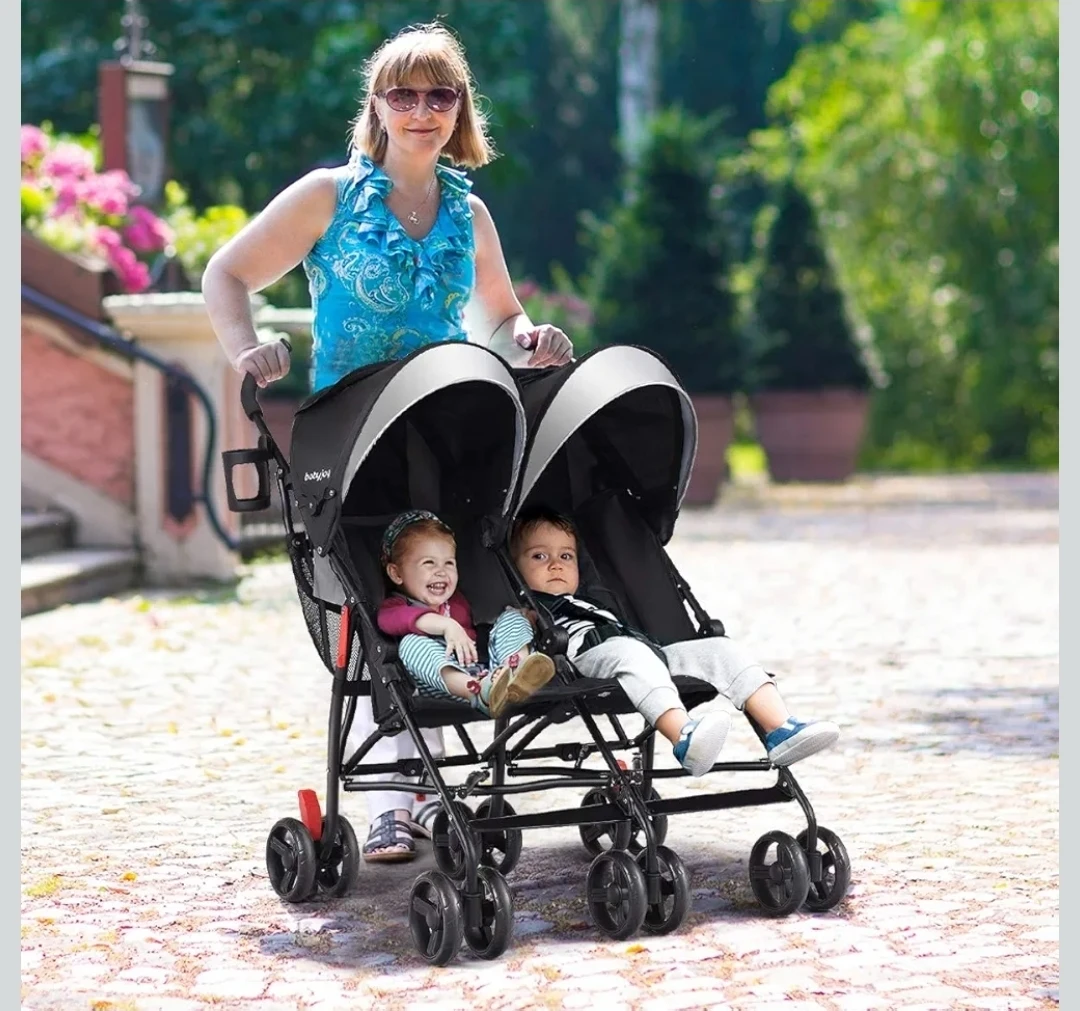 BabyJoy Double Stroller - Lightweight & Flexible - photo 2