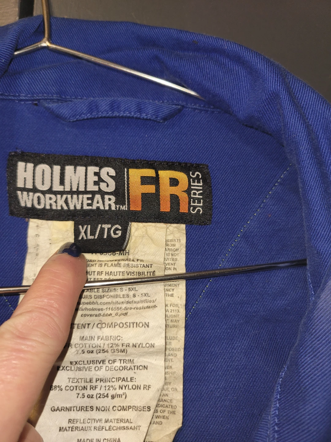 Holmes FR Workwear Coverall - XL/TG - photo 2