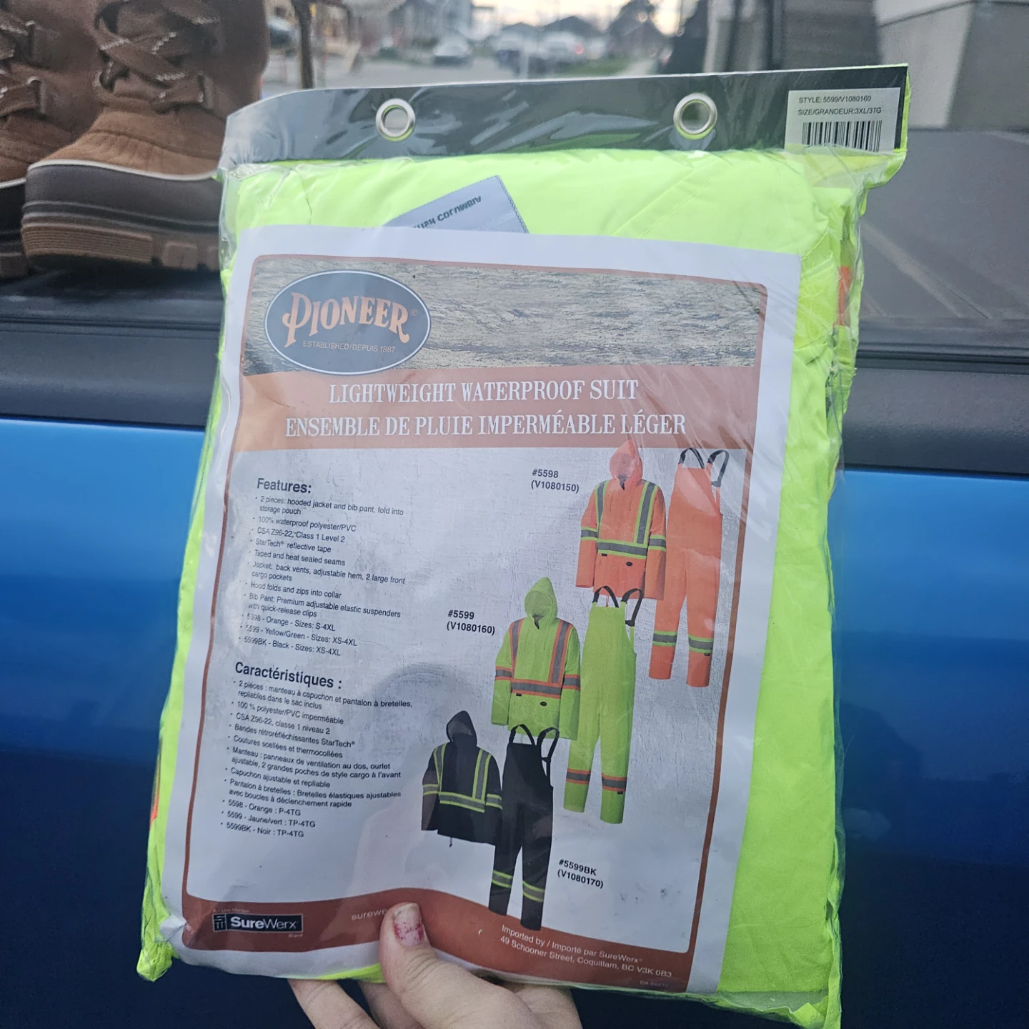 New Pioneer Lightweight Waterproof Suit 3XL - photo 3