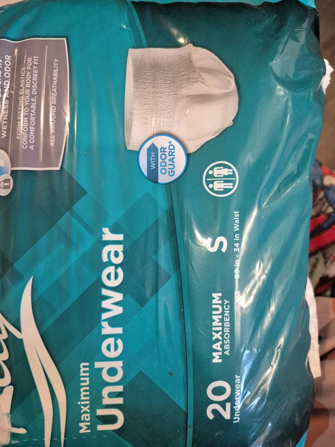 Maximum Underwear, Size XL, 20 Count