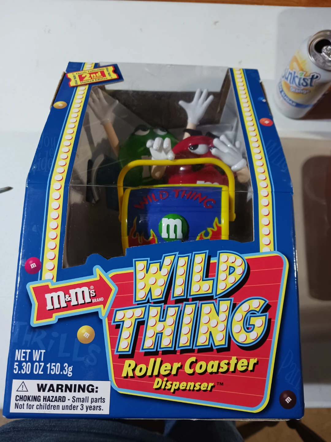 M&M's Wild Thing Roller Coaster Candy Dispenser 1st Edition