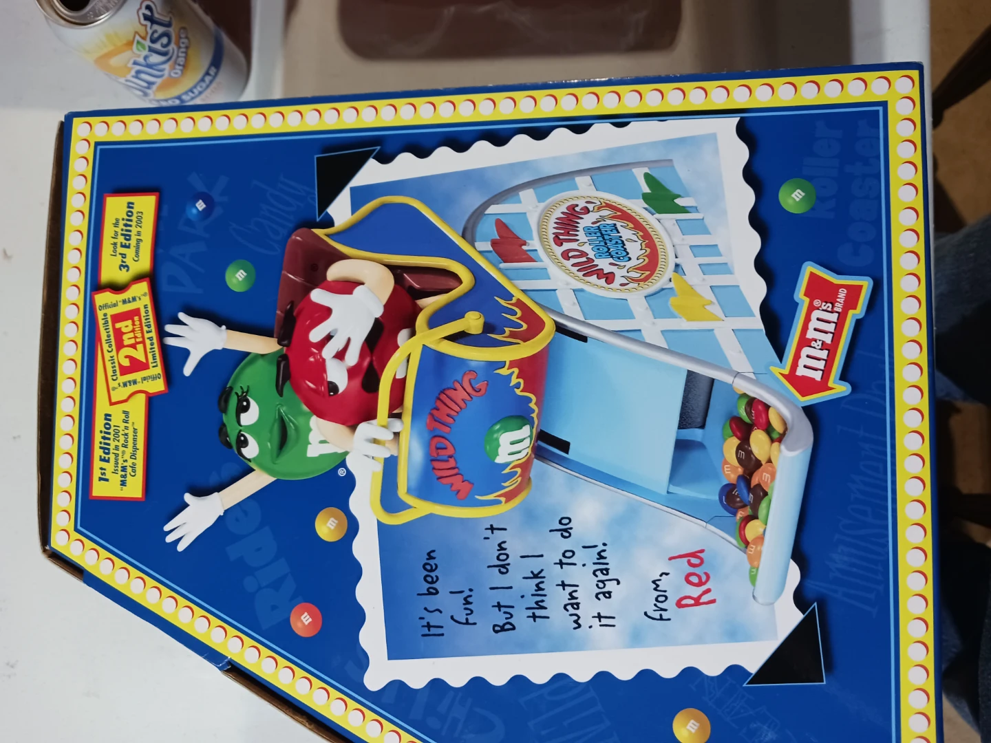 M&M's Wild Thing Roller Coaster Candy Dispenser 1st Edition - photo 2