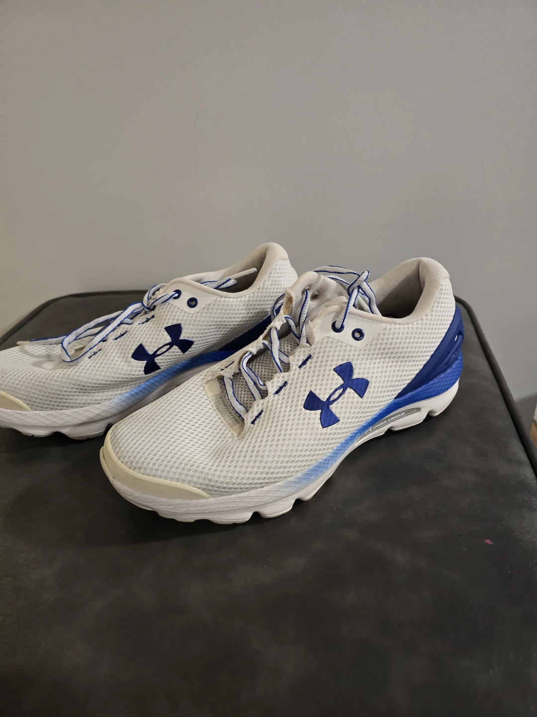 Under Armour Charged Impulse 2 Running Shoes - White/Blue