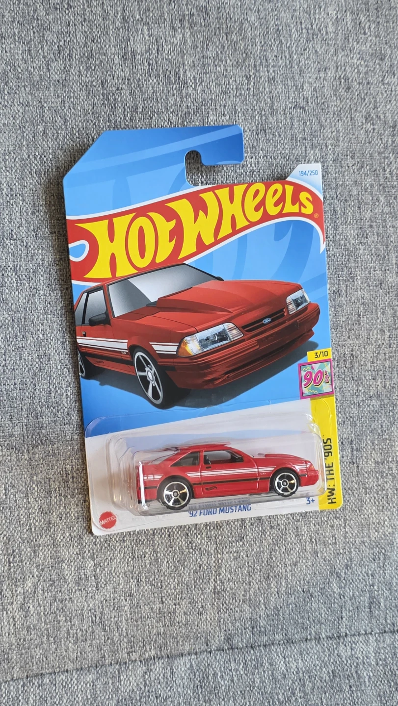 Hot Wheels 92 Ford Mustang HW The 90s Diecast Car
