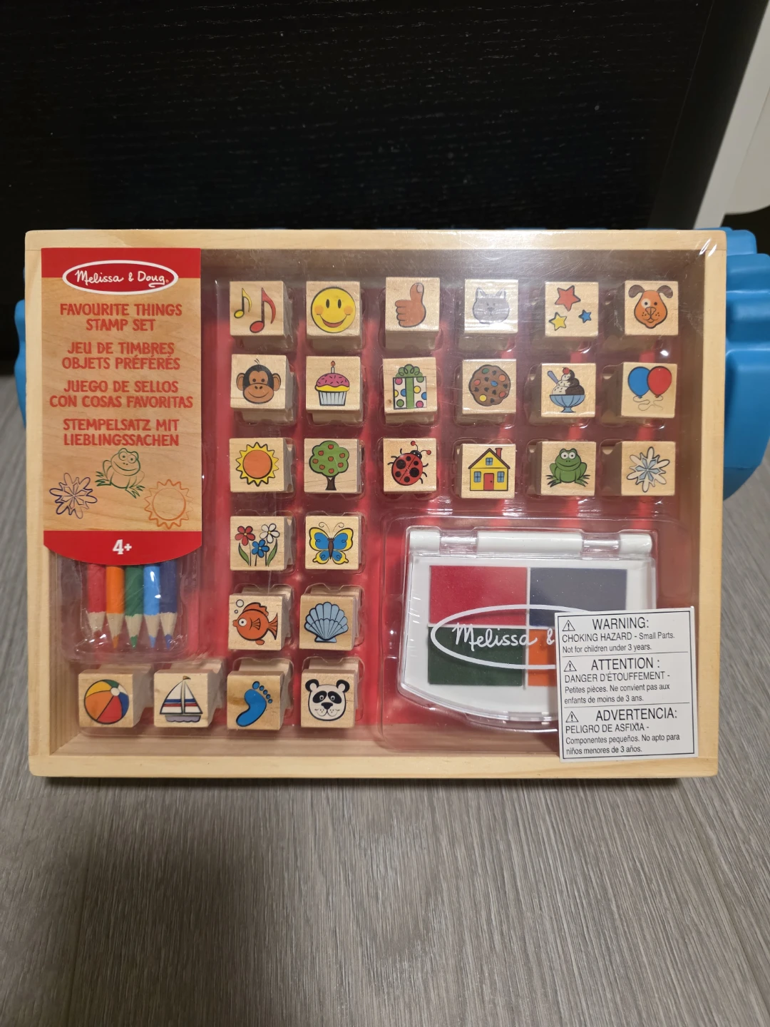 Brand new Melissa & Doug Favourite Things Stamp Set