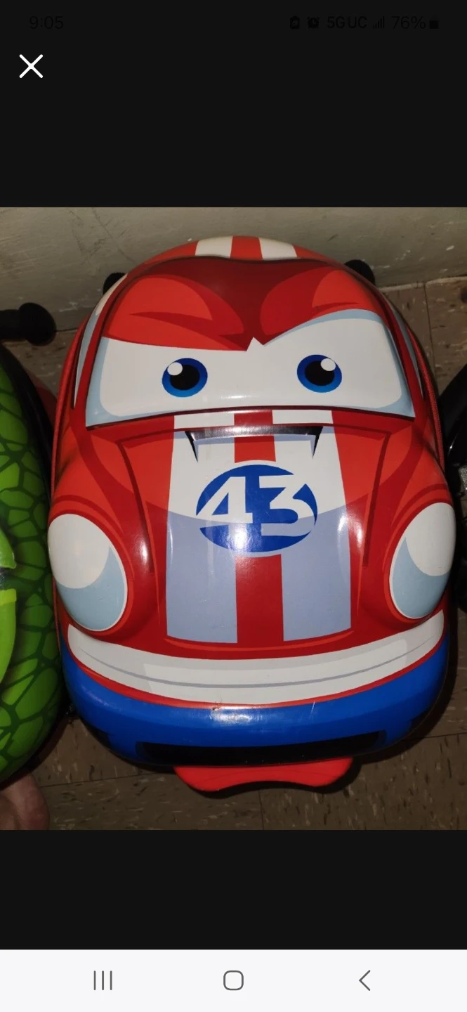 Kids luggage with built in scooter