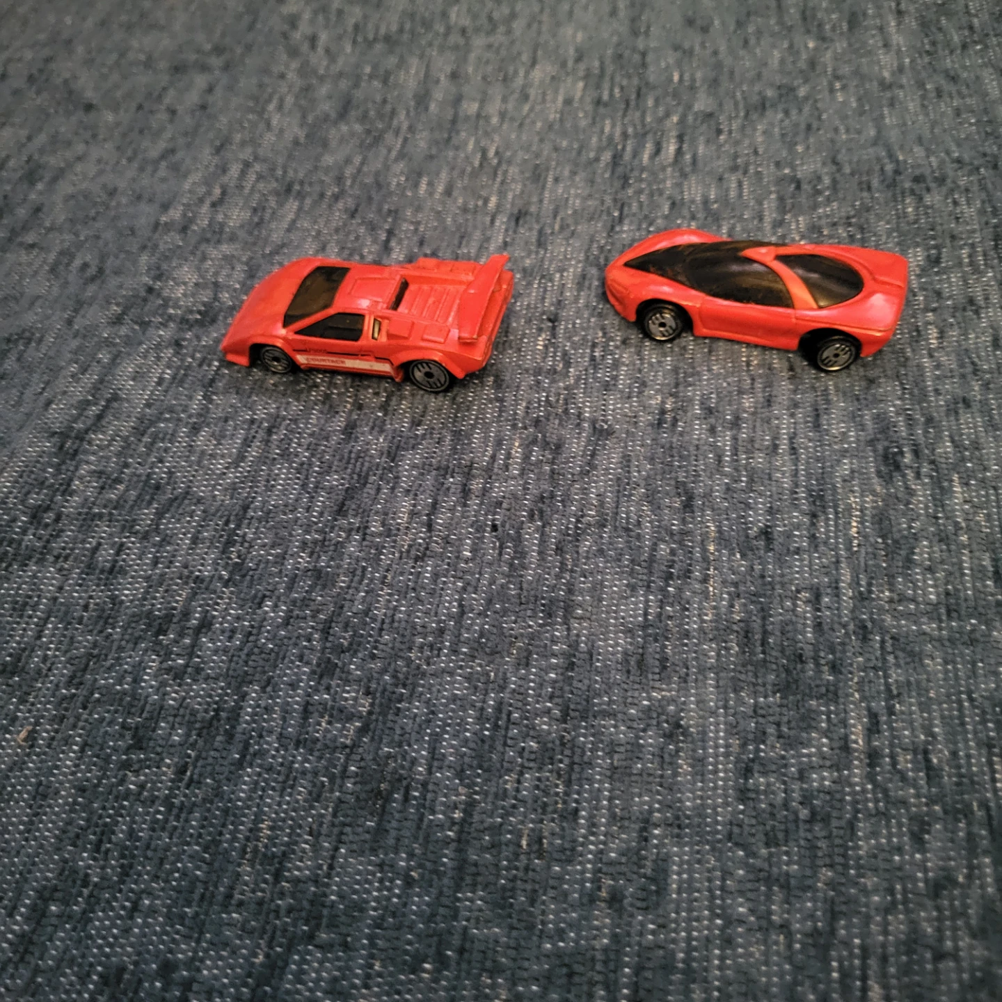 Set of 2 Red Toy Sports Cars - photo 4